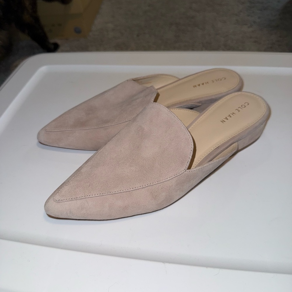 Cole Haan Women's Tan Slip-On Loafers